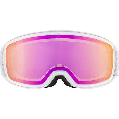 Превью Горнолыжная маска Маска горнолыжная ALPINA Nakiska Q-Lite White Matt/Pink (A7280811)